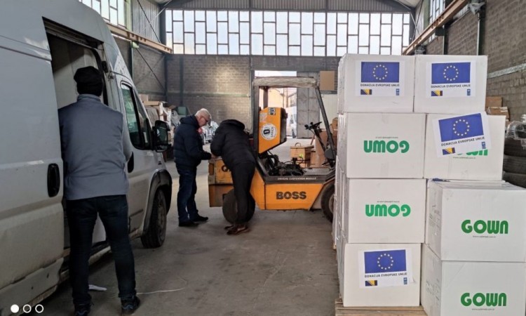 EU nastavlja isporuke zaštitne opreme BiH